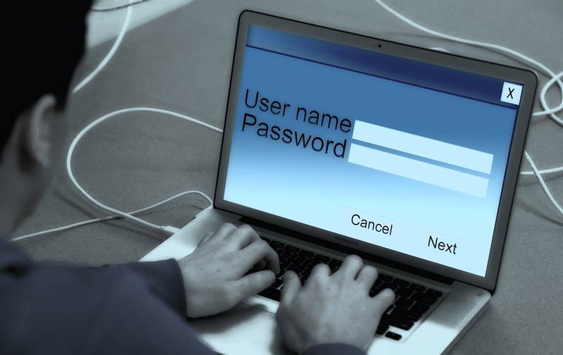 user name password